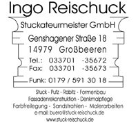 Trockenbau Software - Firma Reischuck - Logo
